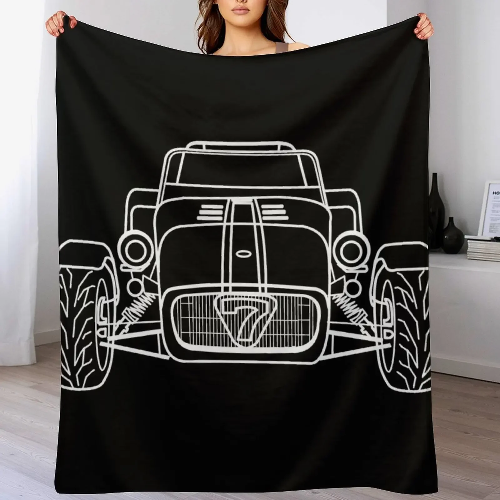 

Caterham Super 7 Throw Blanket Soft Plaid warm for winter heavy to sleep Giant Sofa Blankets
