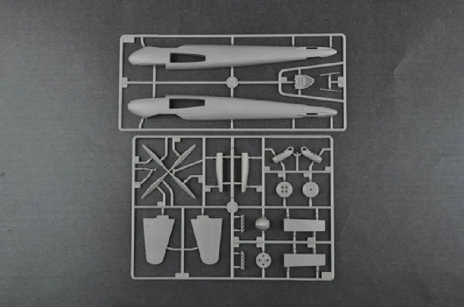 Trumpcirculation 1/48 De Havilland Hornet F.1 Kit de modèle en plastique, kit de modèle en plastique à assembler, 02893