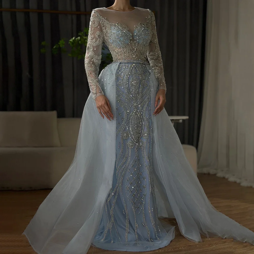 Nude Luxury Muslim Mermaid Evening Dresses Gowns 2025 Beaded Overskirt Elegant For Women Party Serene Hill LA71597 - AliExpress 320 Nude Luxury Muslim Mermaid Evening Dresses Gowns 2025 Beaded Overskirt Elegant For Women Party Serene Hill LA71597 - AliExpress 320