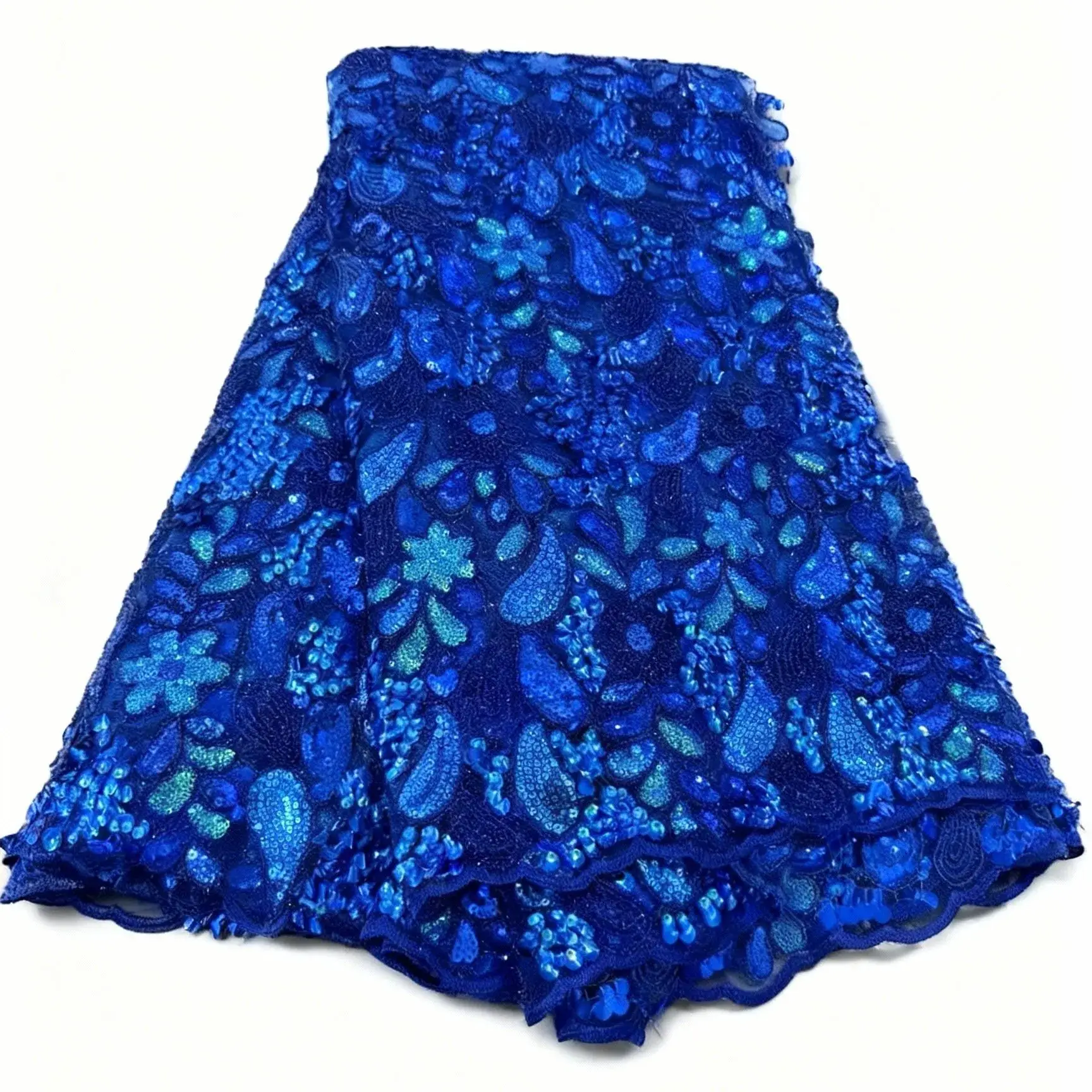 

Роскошная нигерийская африканская кружевная ткань высокого качества с вышивкой блестками, африканская французская кружевная ткань для шитья платья