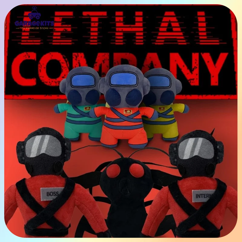 

Lethal Company Plush Doll Masked Hero Plush Toy - Figure-Style Stuffed Doll Gaming Merchandise Trendy Decorative Figurine Gift