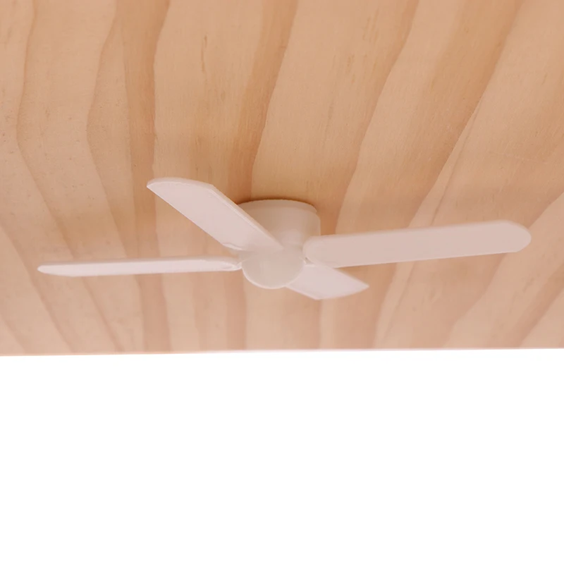 1:12 ventilatore da soffitto in miniatura per casa delle bambole ventilatore elettrico modello bambola Mini elettrodomestici decorazioni per la casa puntelli per la costruzione di Micro Scene