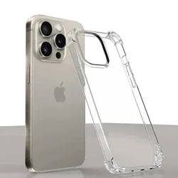 Luxury silicone soft shockproof case for iPhone 16 15 14 13 12 11 pro max plus mini se 2 3 2024 crystal clear transparent cover