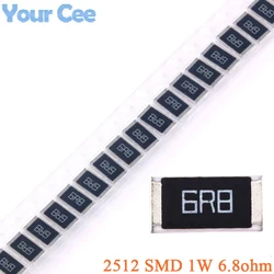 100pcs/20pcs 6.8 ohm 2512 SMD Resistor 6.8R 6R8 Resistance 1W 5% 6.8ohm