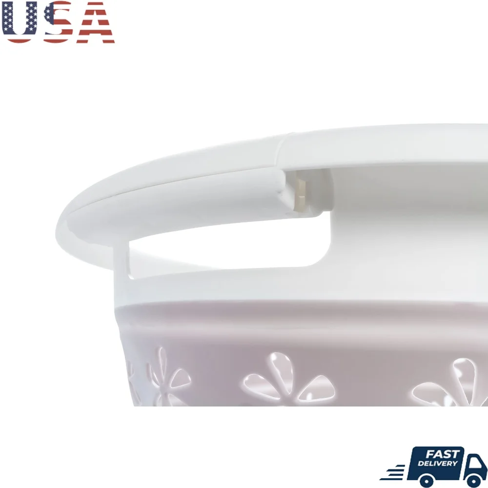 

Collapsible Waterproof Utility Basket Small Pop-Open Design Versatile Laundry Storage Easy Clean-Up Small Spaces