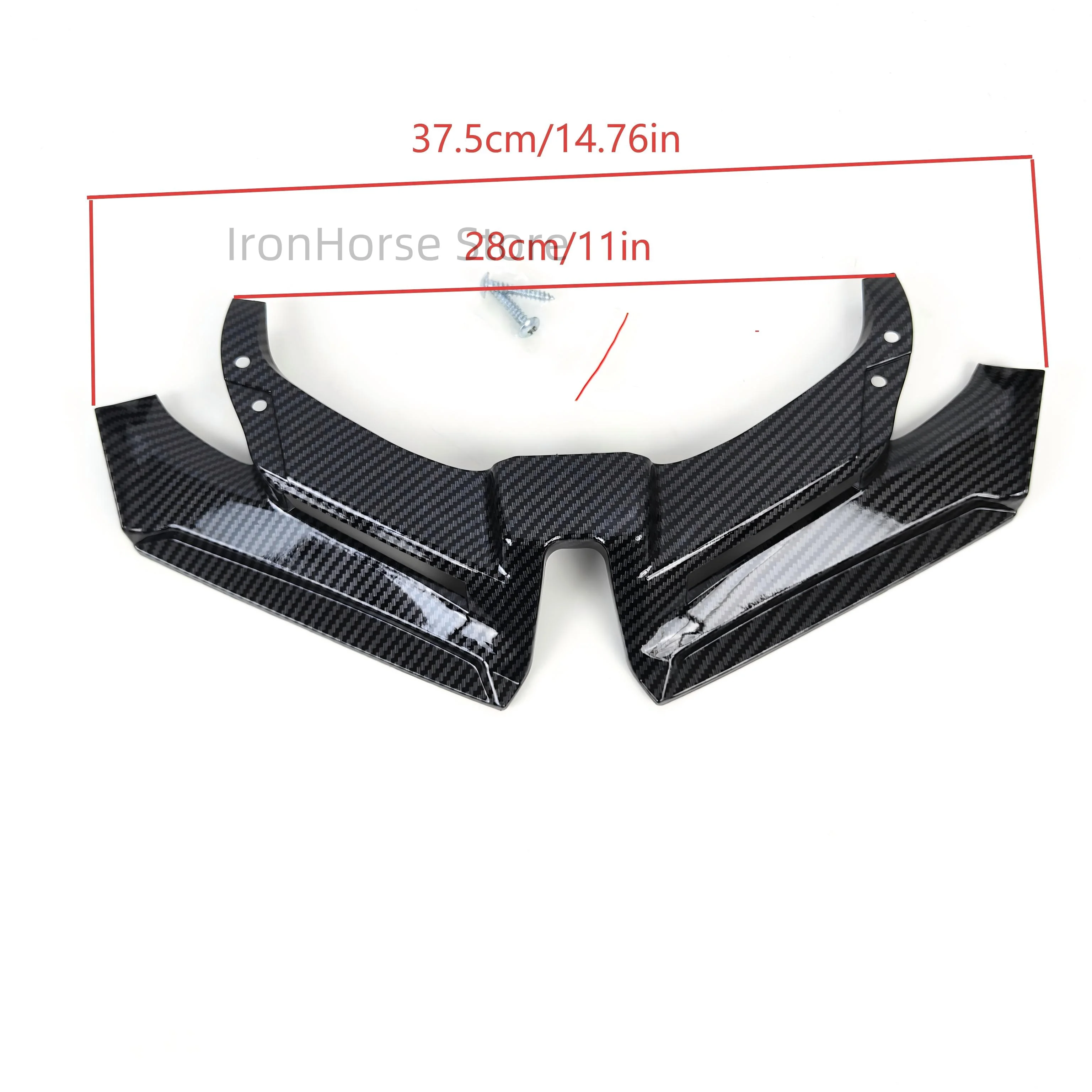 ホンダpcx160 2021-2025用 新型 オートバイアクセサリー カーボンファイバーテクスチャ フロントビーカー ウインドデフレクター エアロダイナミックフェアリングキット