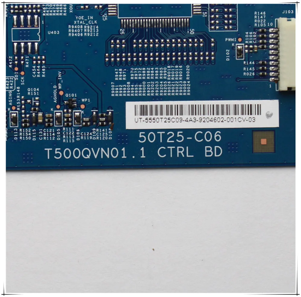 Logic Board T500QVN01.1 CTRL BD 50T25-C06 for 50/55 Inch TV Original Product Tcon Board Universal TV Board 50T25 C06 T-con Board