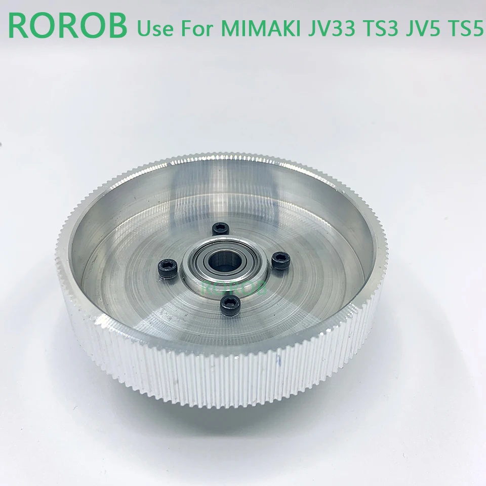 Mimaki Belt Drive Motor Gear Double Cone Pulley For Mimaki JV33 TS3 JV5 TS5 Large Format Printer Inkjet Pulley Pinch Roller