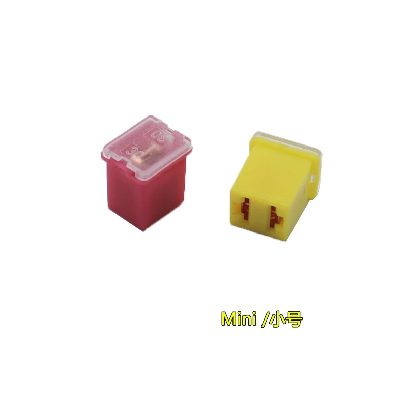 【5PCS】Square Car Fuse Box Waterproof Socket 32V DC Connecting Type Fuse 20A 30A 40A 50A 60A 70A 80A 90A 100A 120A