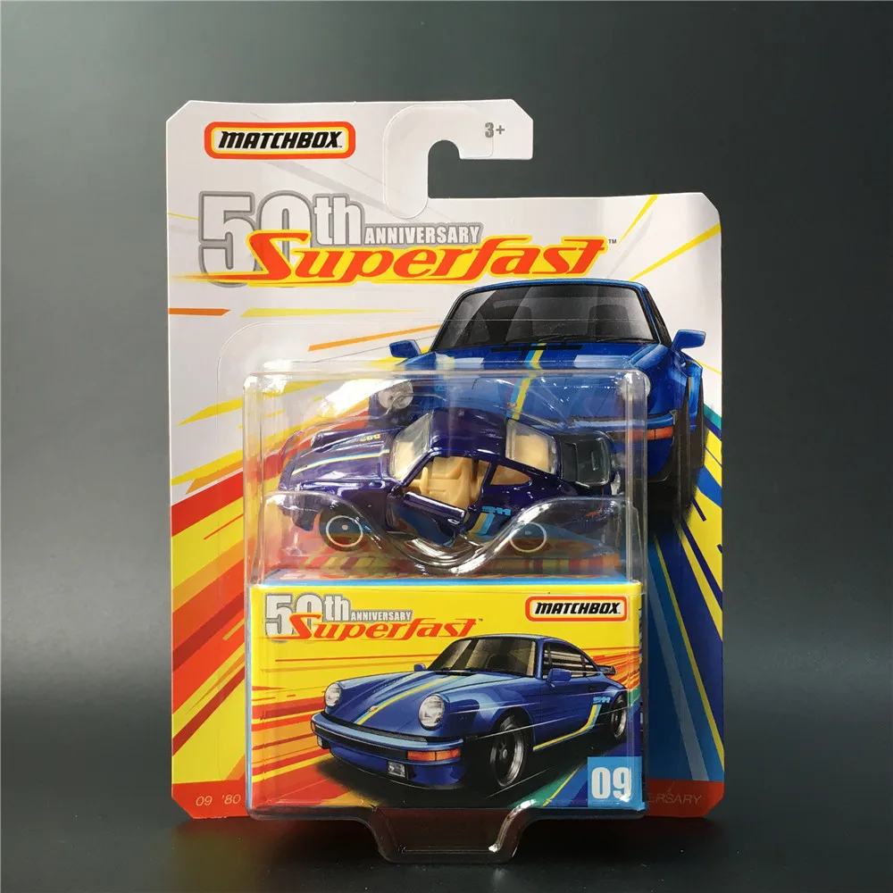 Matchbox 50th Anniversary GBJ48 Puka Engineering Desktop Model Toy Car Collectible Scale Holiday Decoration Gift for Boys