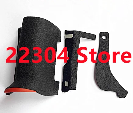 A set of 3 PCS New Original D750 3pcs GRIP RUBBER SET With CF Card Cover Rubber Unit For Nikon D750+Sticky tape