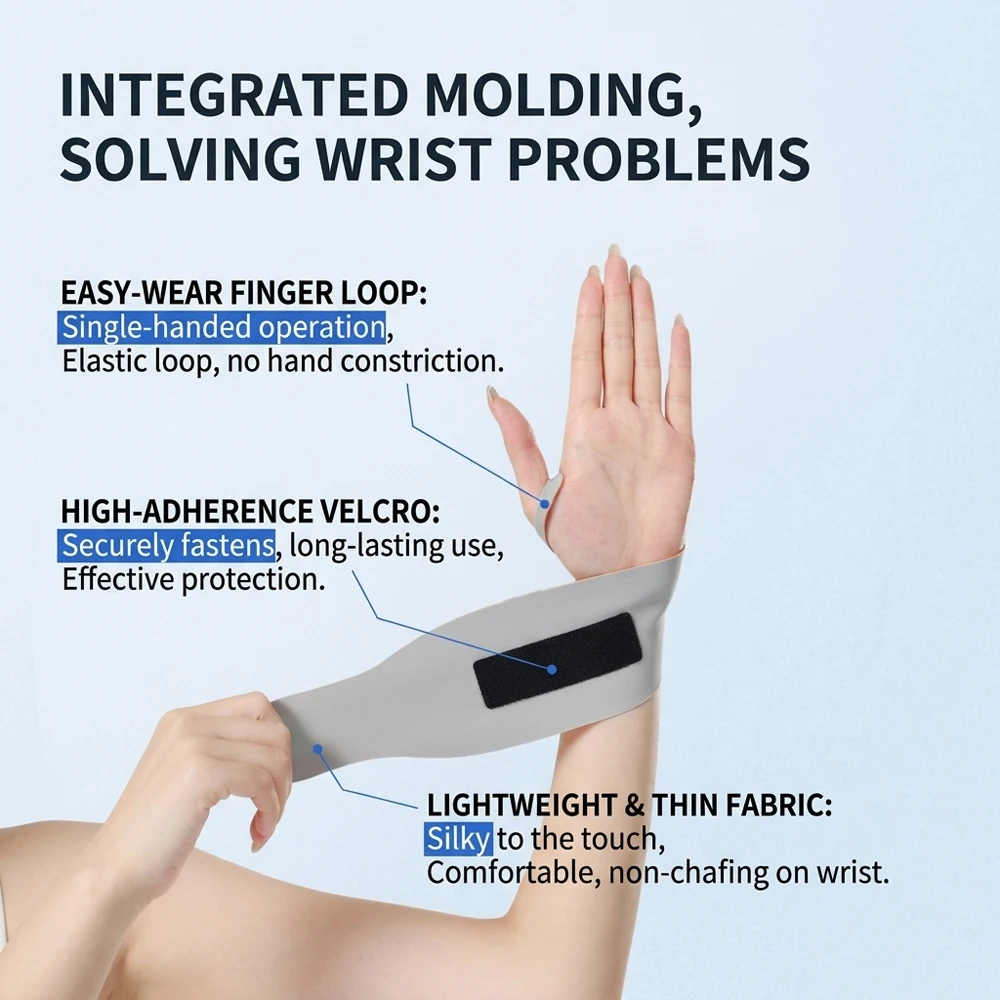 Ultra-thin Wrist Guard Against Light And Light Not Stuffy And Breathable Fixed Pressure Adjustable Protective Wrist Guard