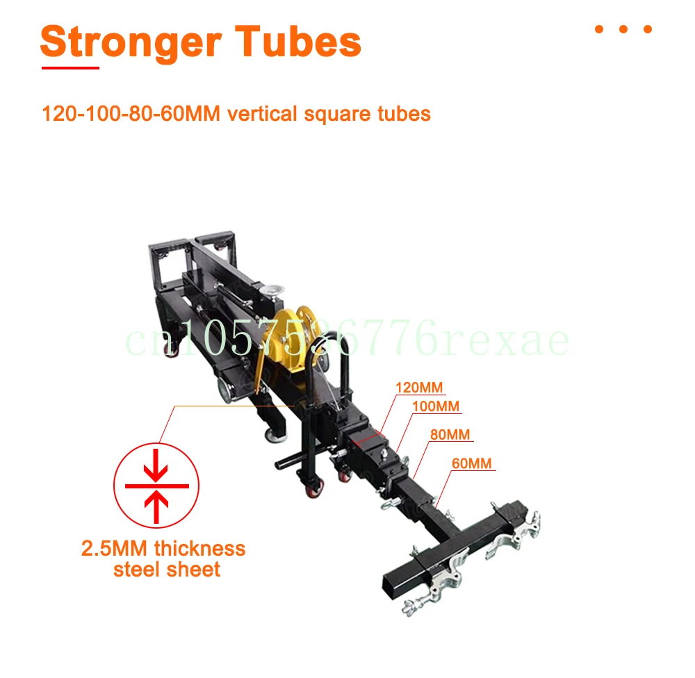 Speaker Truss Stand Lifting Tower Stage Lighting Truss Crank Stand Ava Foldable 6M Height 250KG Crank Heavy Duty Led Display