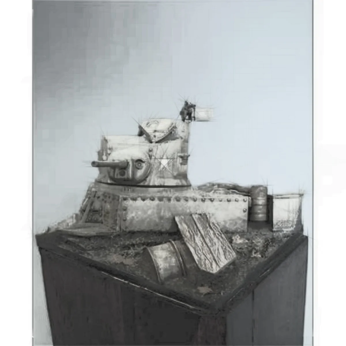 

1/35 Resin Character Unpainted Model Kit, Military themes, military scenes, Unassembled and unpainted GK,