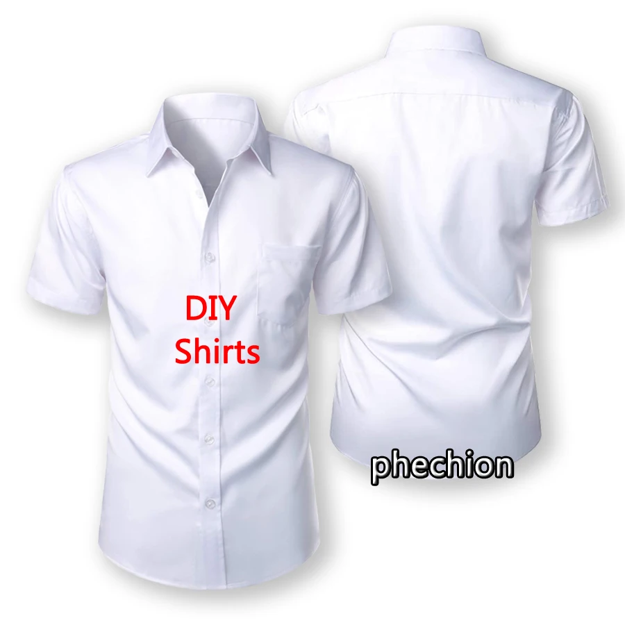 

Summer Hawaiian Mens Short Sleeve Beach Shirts Casual DIY 3D Printed Shirts Plus Size S-6XL Fashion Streetwear Men Tops U01