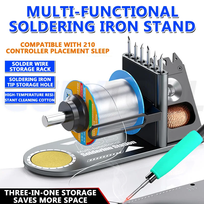 

Multifunctional Welding Workbench Prevents Oxidation Soldering Iron Tip Keeps PCB Components Clean Repair Tool With Solder Wire