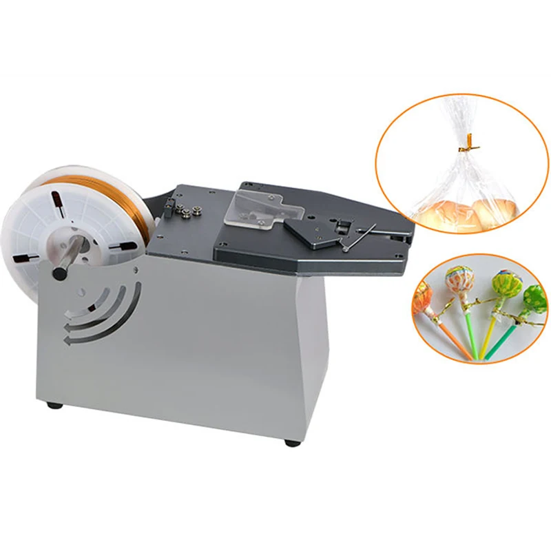 Fully Automatic Golden Wire Twist Tying Machine Toast Bag Sealer Bread Bag Flower Clipper Candy Bag Wire Twisting Tie Machine