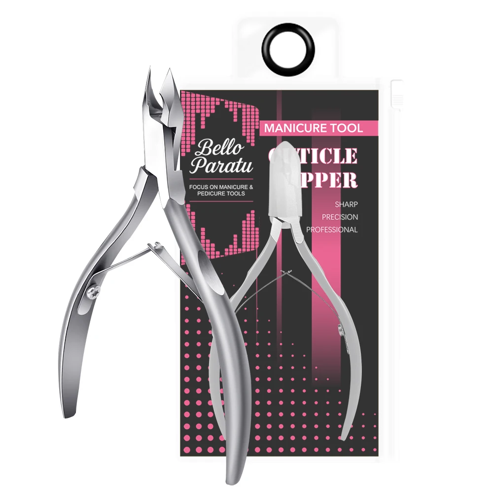 1Pcs 8mm 큐티클 니퍼 트리머 3/4 턱 큐티클 가위 스테인레스 스틸 클리퍼 커터 리무버 페디큐어 매니큐어 네일 도구