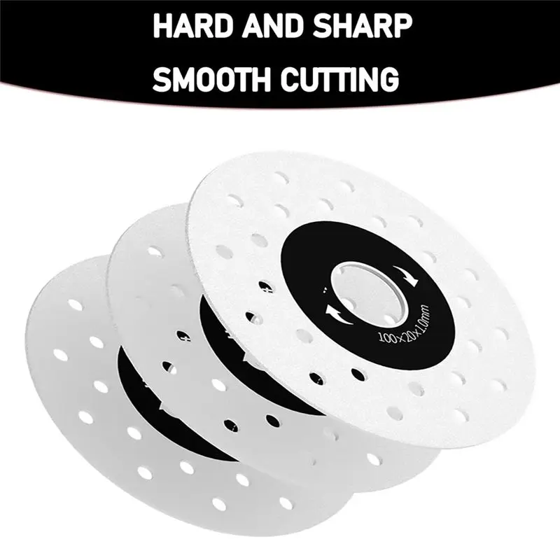 DT19-Diamond Chamfered Saw Blades For Cutting And Grinding Tile Marble, Reshline Rock Slab Flat Grinding Cutting Piece,6Pack