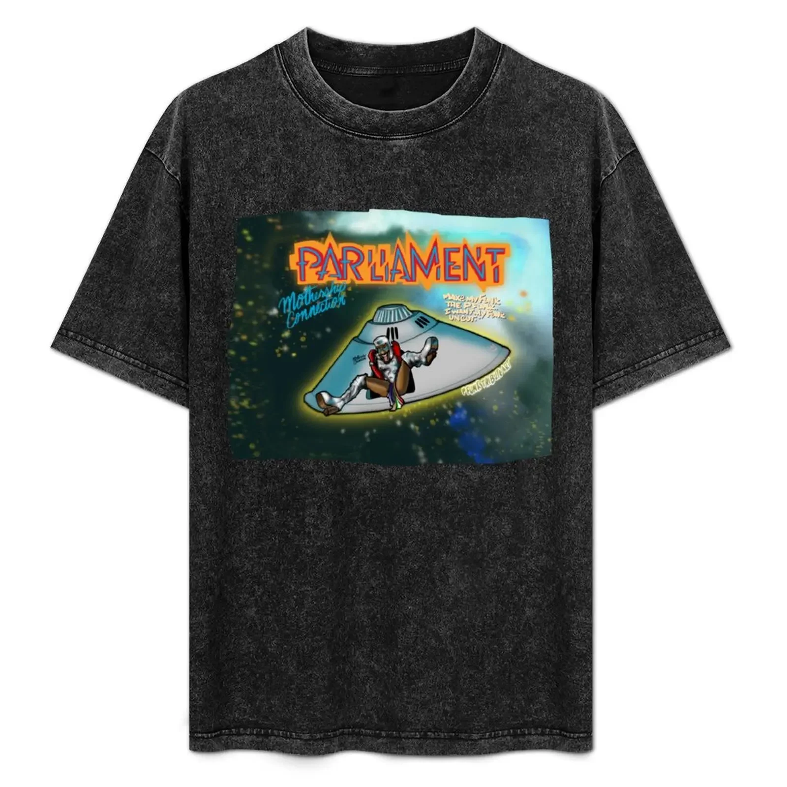 

Mothership Fan art T-Shirt cotton t shirts man 100% man t shirt heavy cotton T-Shirt