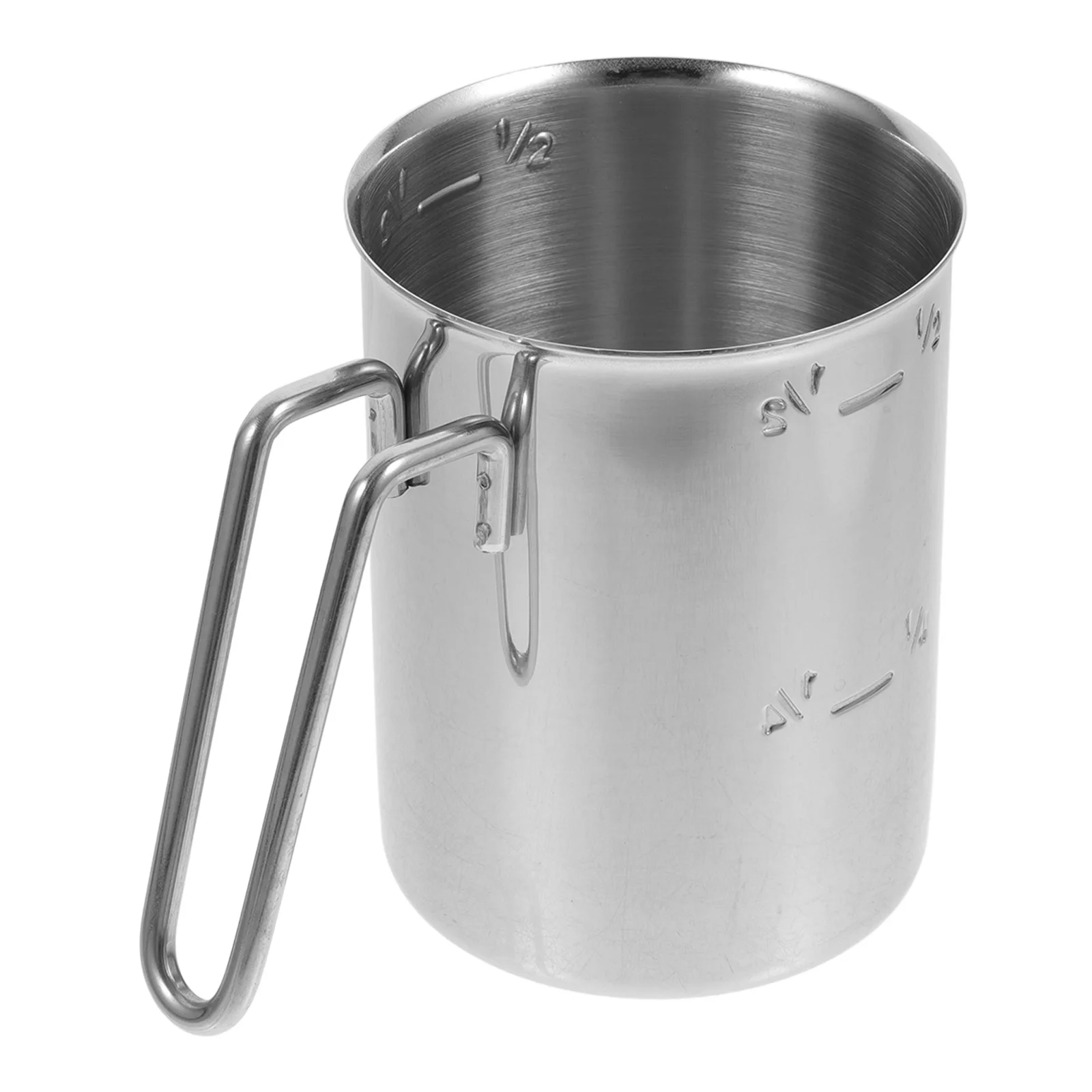 

s Stainless Steel Measuring Cup for Cooker Scale Silver Scoop Sugar Dispenser Store Replacement Rice Measuring Bowl