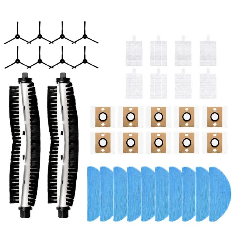 A25U 5000Pa Odkurzacz Akcesoria Replacement Parts Kit Main Brush Side Brush