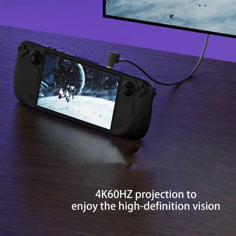 10Gbps 2 In Adapter 90 Extender Right Angle PD 100W Fast Charging Adapter ForSteam Deck Laptop Tablet