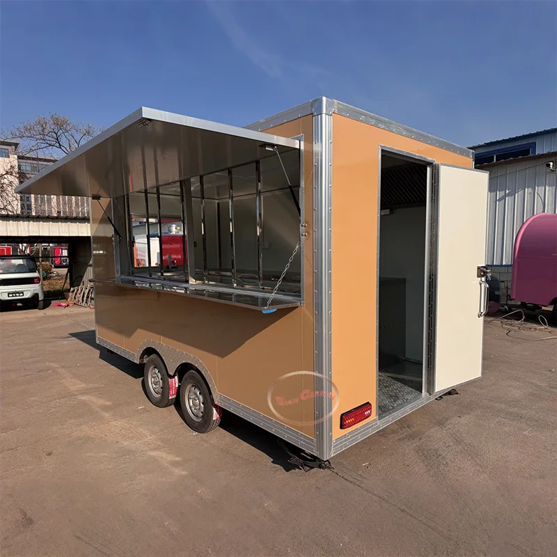 

Outdoor Food Trailer Mobile Portable And Practical Catering Kitchen Trailers for Sale