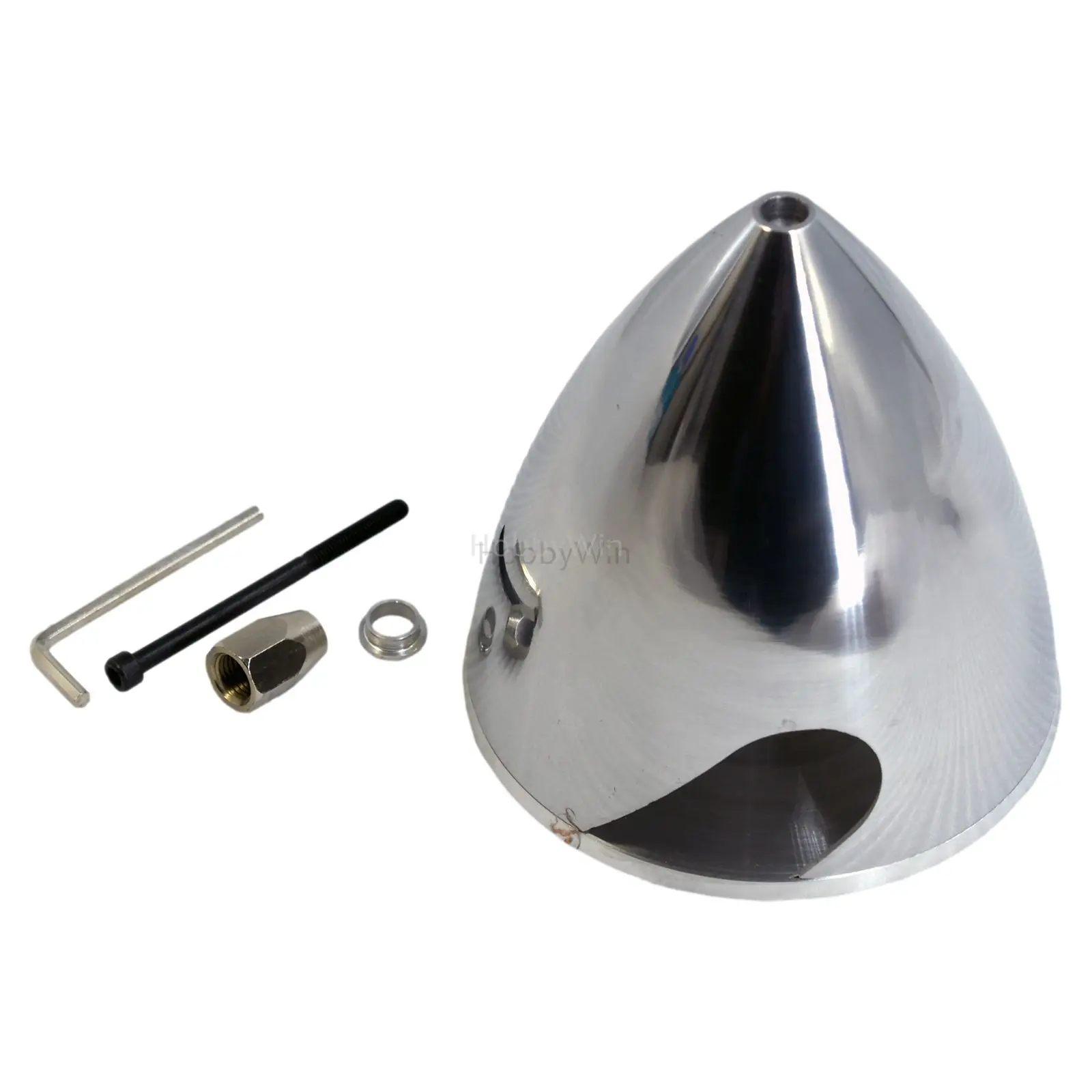 Spinner en alliage 4 pouces/102mm pour moteur à essence à arbre de 10mm, avion RC Sporter Trainer Warbird