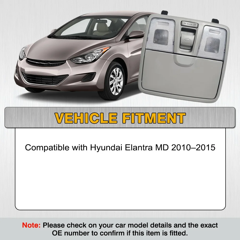 

Автомобильные лампы для чтения, передняя карта, галогенная лампа с переключателем люка на крыше для Hyundai Elantra MD 2010-2015 928004V100 92800-4V100