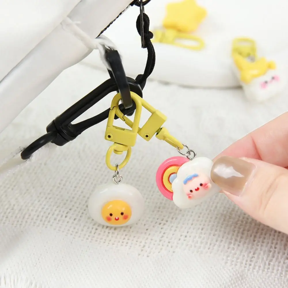 Fashion Moon Star Cute Keychain Handbag Decoration Girlfriends Gift Bag Pendant Resin Cartoon Hanging Ornament