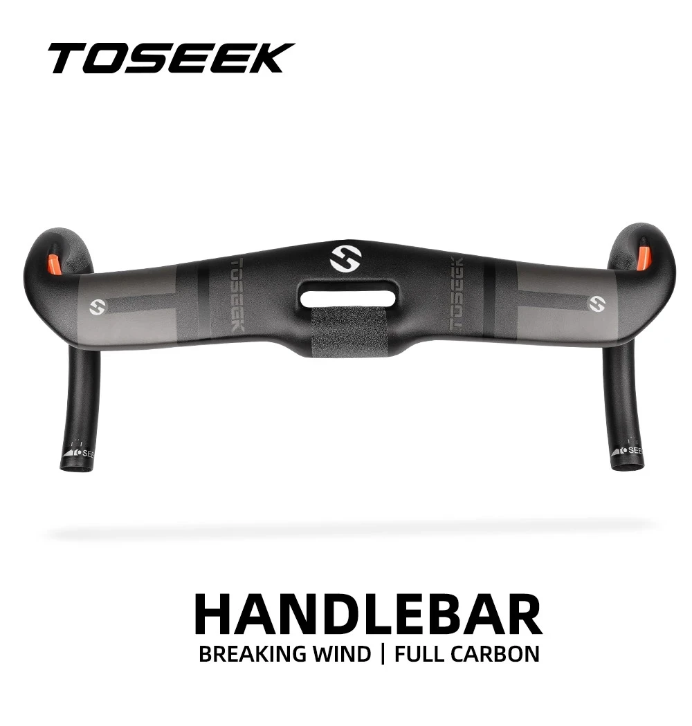 

TOSEEK Road Bike Full Carbon Handlebar Ultralight UD Matte Road Bend Handlebar 31.8x400/420/440mm Bike Parts Bicycle Accessories