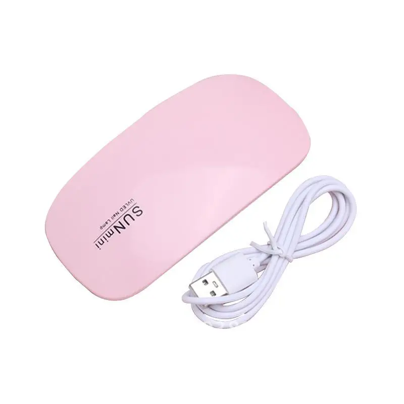 

Mini Sunmini Mouse Phototherapy Lamp USB Interface Nail Polish Drying Lamp Foldable Baking Lamp for Nail Art with Timer