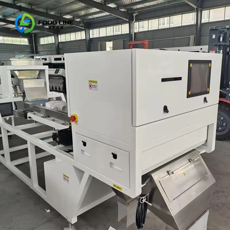 Customized Auto Visual Identification Grain Color Sorter for Grain Rice Nut  Stable Dual Channel Grain Color Sorter