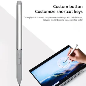 Pen Pen Active 4096 Interfaz de detección de presión C Pen plateado Silver Active Pen para HP EliteBook y Zbook X360 1030 G2/G3 1040 8 mejores ventas HP EliteBook x360 1030 G3 - №6