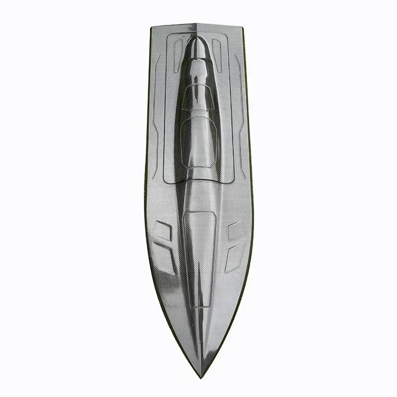 L860-W260-H150mm New Version Carbon Fiber Mid-O Boat Hull, Extract Vacuum RC Speedboat/Brushless Electric Model Boat