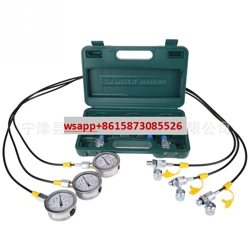 

Hydraulic pressure measuring box, pressure gauge, pressure measuring tube assembly