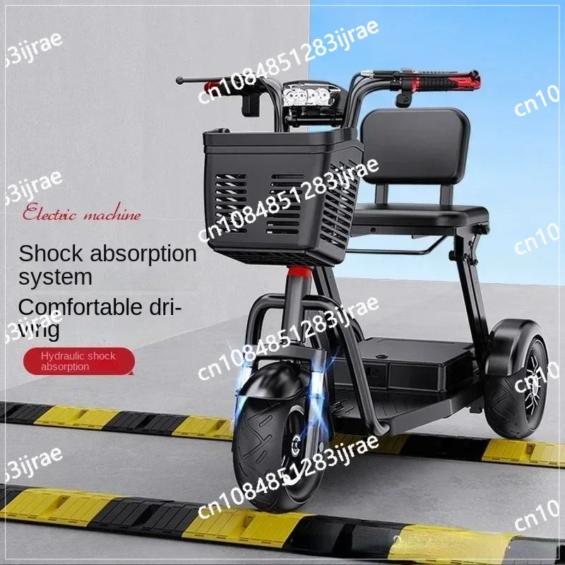 Elderly Scooter Electric Tricycle Battery Car Can Lift Chargable Lithium Battery Foldable and Portable Adult Electric Motorcycle