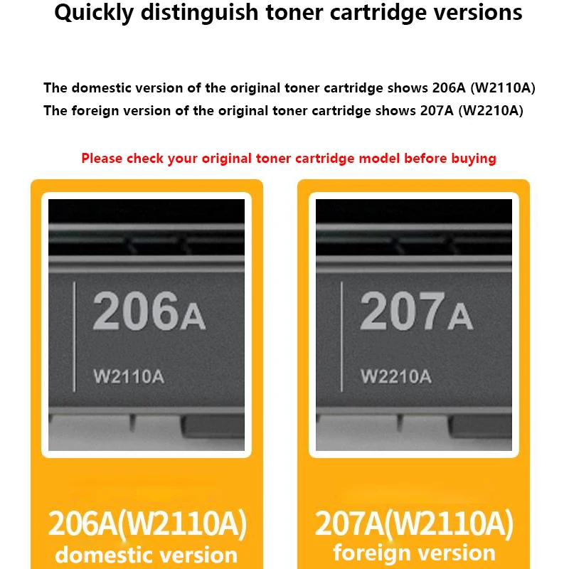 Civoprint 207A 207X Toner Cartridge Compatible for HP W2210X Color M255dw M255nw MFP M282nw M283fdn 3.1k-2.4k pages (with chip)