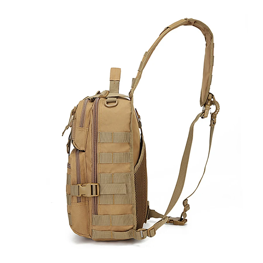 Taktyczna Wojskowa Torba Sling Męska Mała Sling Rover Torba na Ramię Molle Outdoor Camping Wędrówki Plecak Jednodniowy Myślistwo Torba Crossbody