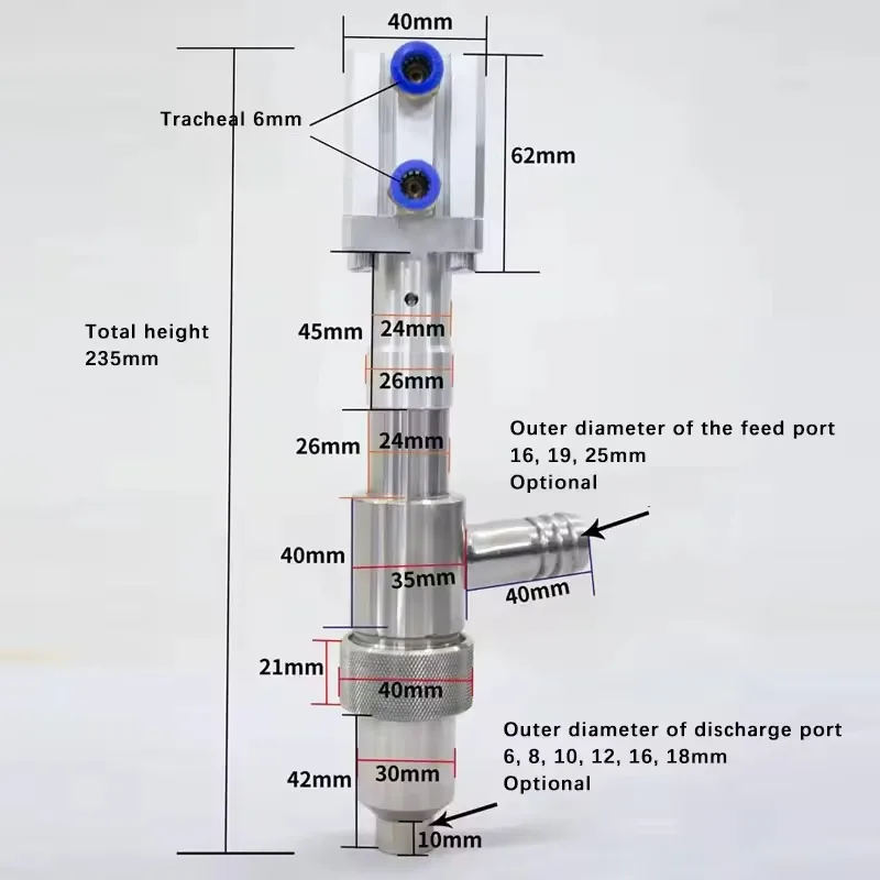 Heavy Duty Anti-Drip Dispensing Assembly, Stainless Steel Filling Machine Fitting