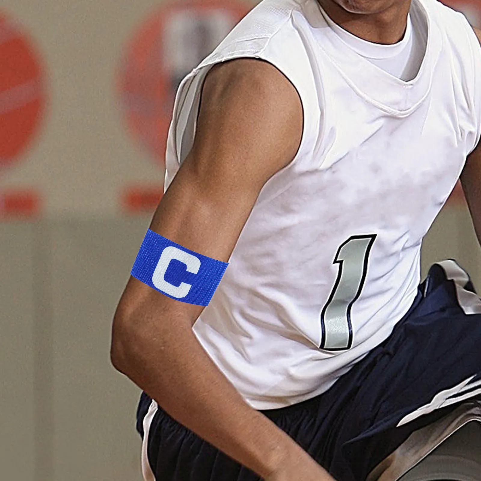 

3Pcs Soccer Captain Armband Football Team Adjustable Wear-Resistant Sports Band for Football Basketball Hockey Outdoor Use