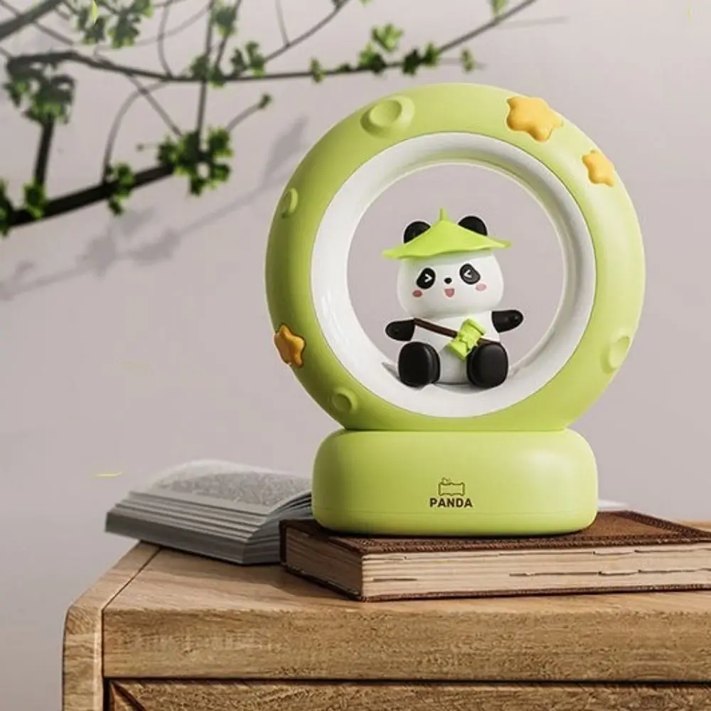 USB Charging Rabbit Cat Night Light Soft Light Eye Protection Cartoon Rabbit Lamps Adjustable Brightness Decorative