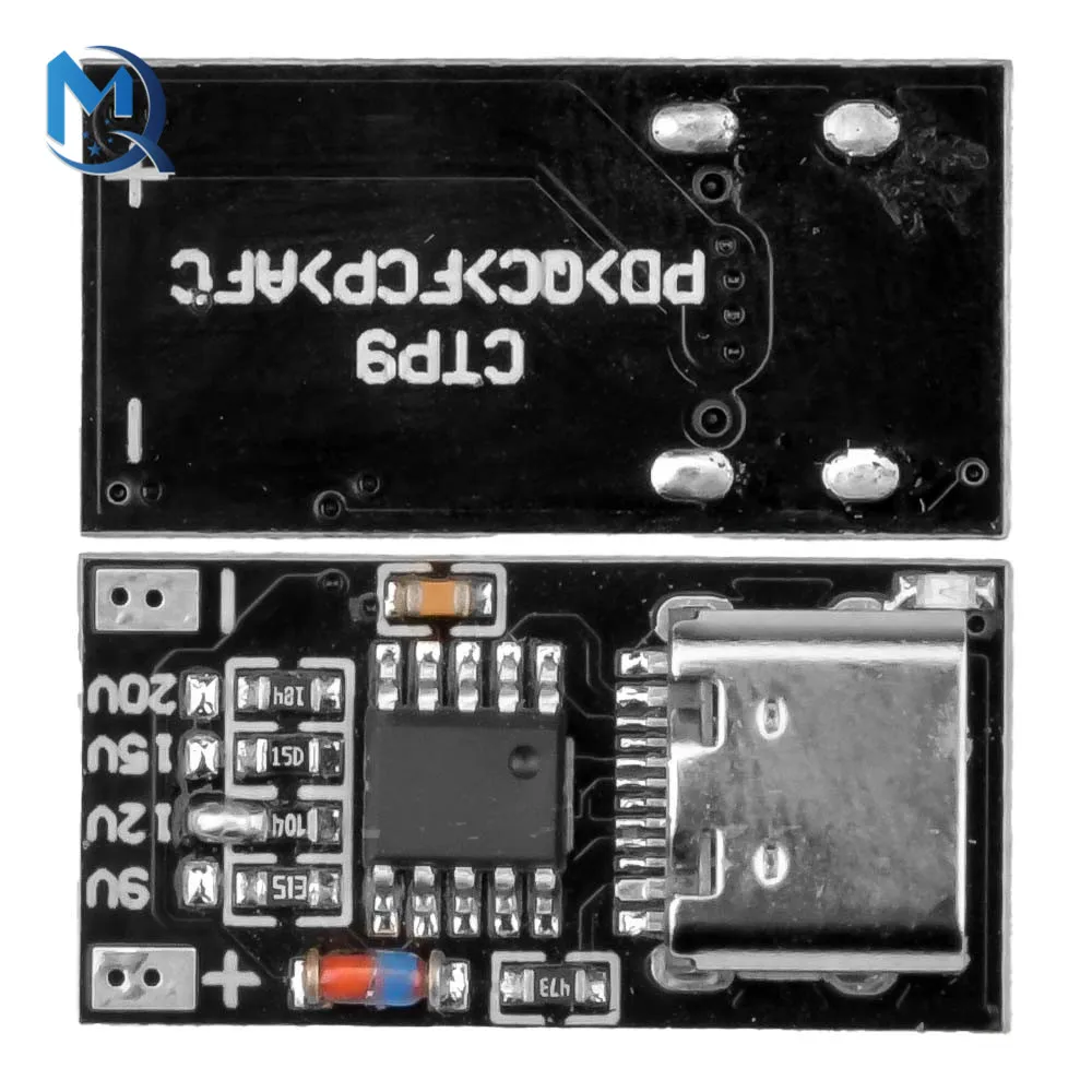 Tip-c PD2.0 PD3.0 9V 12V 15V 20V hızlı şarj tetikleyici zarar veren dedektörü USB Boost güç kaynağı değişim modülü şarj cihazı kurulu araçları