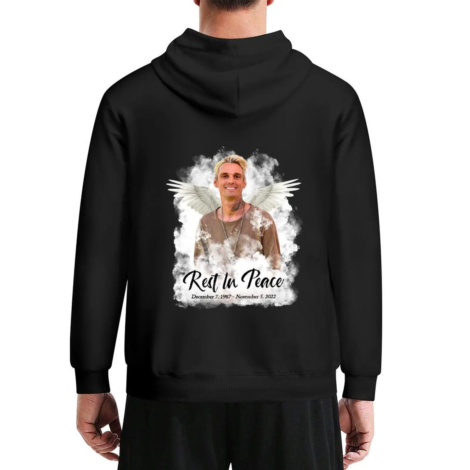

Rest In Peace Aaron Carter Hoodie men's coat men's clothing men clothes japanese style pullover hoodies