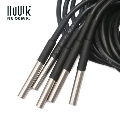 DS18B20 Waterproof Temperature Sensor Probe 1M/2M/3M/5M with XH2.54-3P Connector for Arduino DIY Kit ESP32 DS18b20