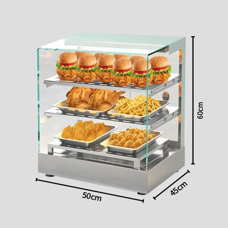 

Hotel & Restaurant Insulated Warming Cabinet for Fried Chicken & Dough Sticks Constant Temperature Heating