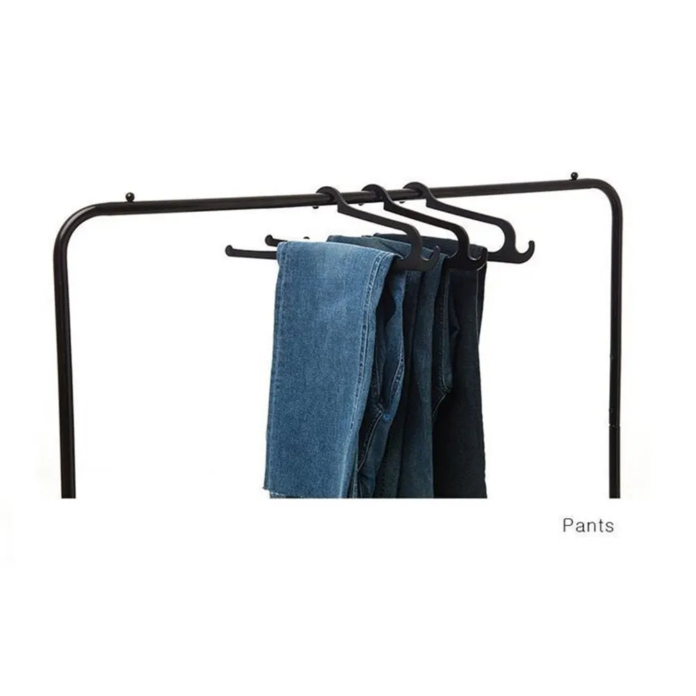 

5pcs Premium Jeans Hanger Space Saving Closet Organizer Drying Rack for Pants Clothes Storage Solution Sturdy