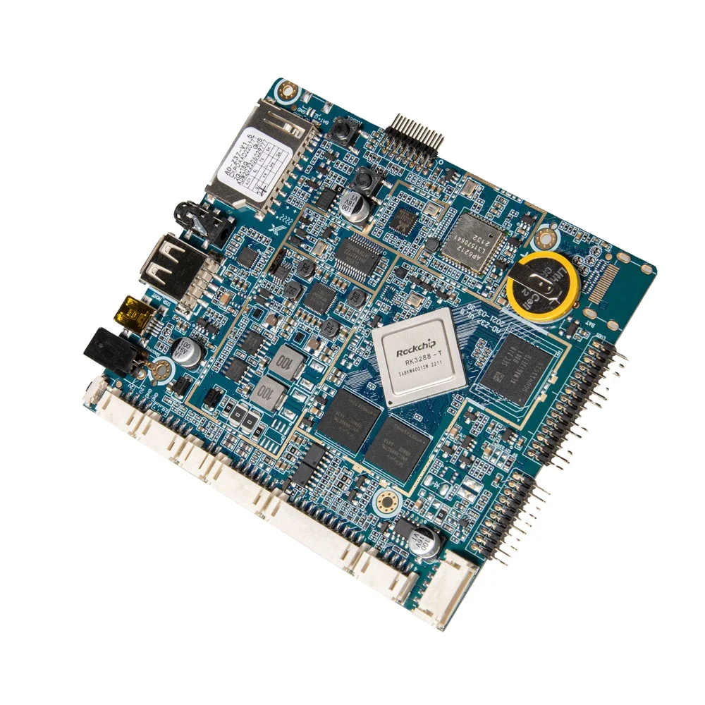 Scheda PCB distributore automatico di schede principali Android per segnaletica digitale Rockchip RK3288 per modulo display Android con CPU