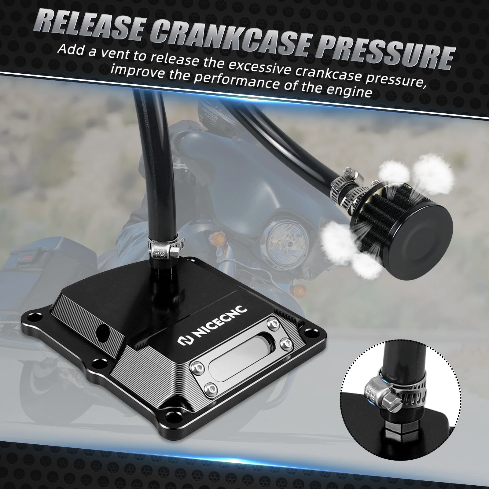 For M8 Engine Harley Street Glide FLHX /Special Road Glide FLTRX 17-24 Vented Transmission Top Cover Fat Bob Fat Boy 114 Softail